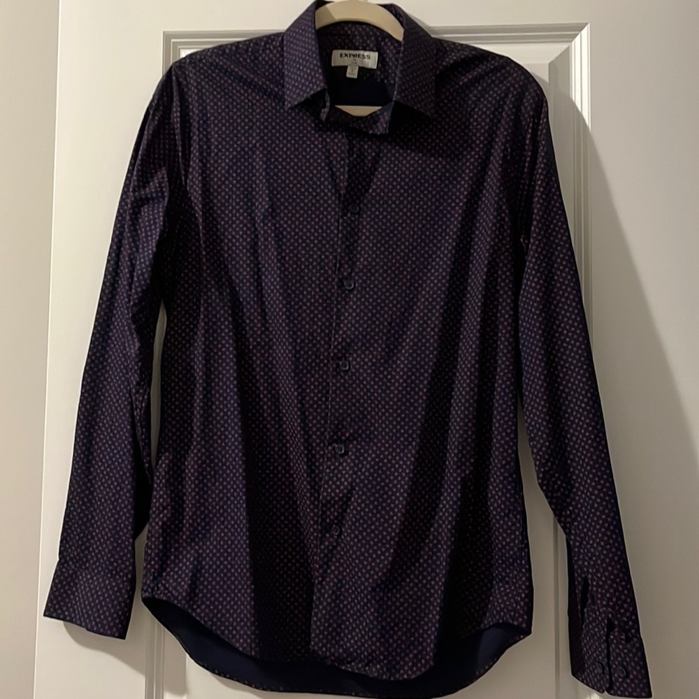 Express men small slim button up